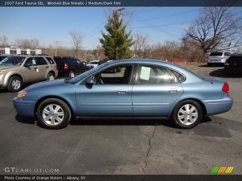 Windveil Blue Metallic / Medium/Dark Flint 2007 Ford Taurus SEL