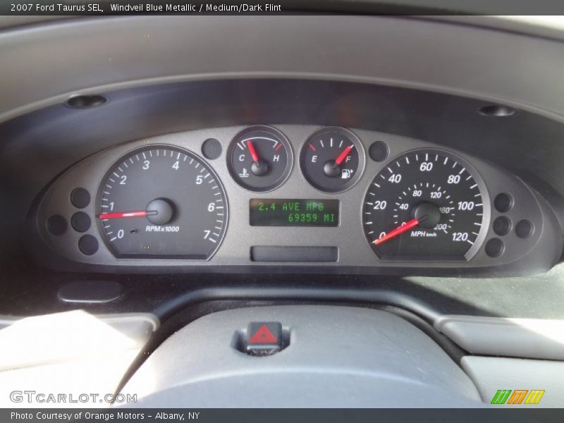 Windveil Blue Metallic / Medium/Dark Flint 2007 Ford Taurus SEL