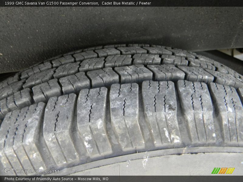 Cadet Blue Metallic / Pewter 1999 GMC Savana Van G1500 Passenger Conversion