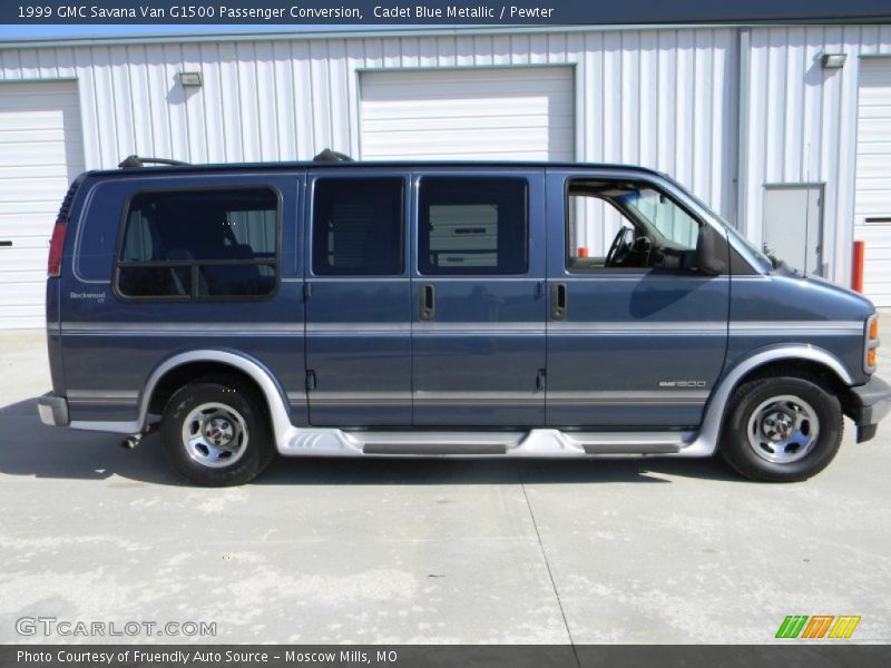 Cadet Blue Metallic / Pewter 1999 GMC Savana Van G1500 Passenger Conversion