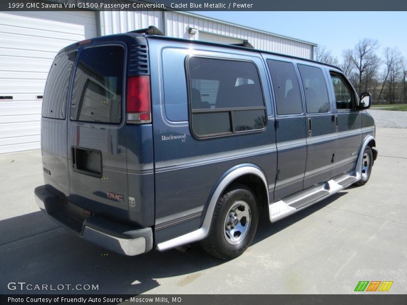 Cadet Blue Metallic / Pewter 1999 GMC Savana Van G1500 Passenger Conversion