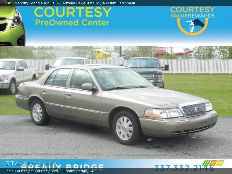 Arizona Beige Metallic / Medium Parchment 2005 Mercury Grand Marquis LS