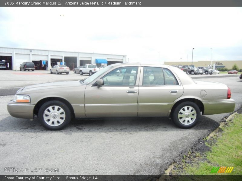 Arizona Beige Metallic / Medium Parchment 2005 Mercury Grand Marquis LS