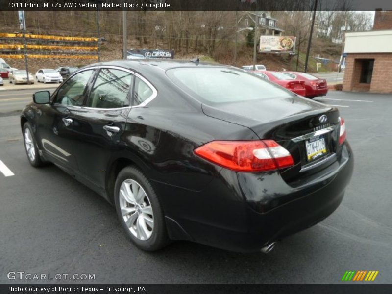 Malbec Black / Graphite 2011 Infiniti M 37x AWD Sedan