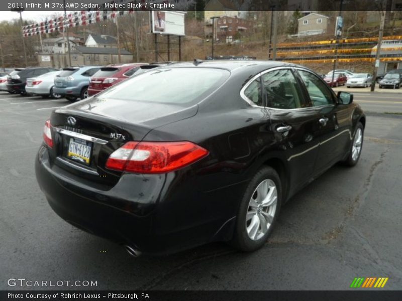 Malbec Black / Graphite 2011 Infiniti M 37x AWD Sedan