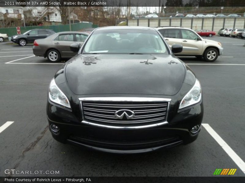 Malbec Black / Graphite 2011 Infiniti M 37x AWD Sedan