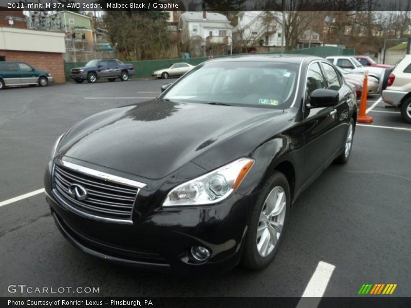 Malbec Black / Graphite 2011 Infiniti M 37x AWD Sedan