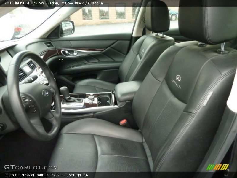 Malbec Black / Graphite 2011 Infiniti M 37x AWD Sedan