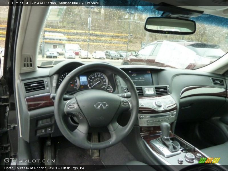Malbec Black / Graphite 2011 Infiniti M 37x AWD Sedan