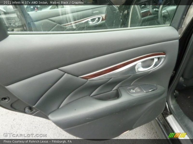 Malbec Black / Graphite 2011 Infiniti M 37x AWD Sedan