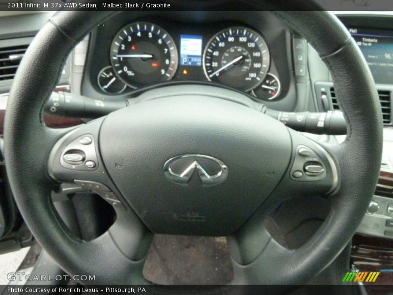 Malbec Black / Graphite 2011 Infiniti M 37x AWD Sedan