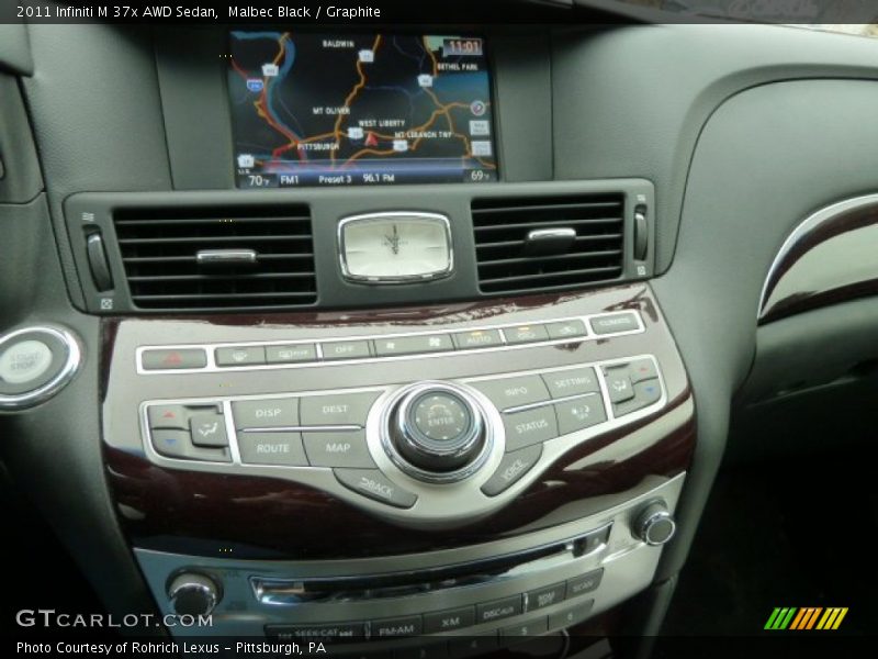 Malbec Black / Graphite 2011 Infiniti M 37x AWD Sedan