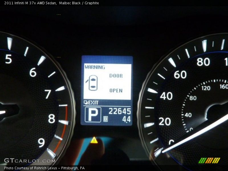 Malbec Black / Graphite 2011 Infiniti M 37x AWD Sedan