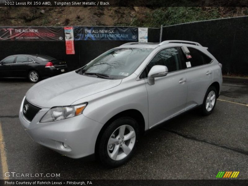 Tungsten Silver Metallic / Black 2012 Lexus RX 350 AWD