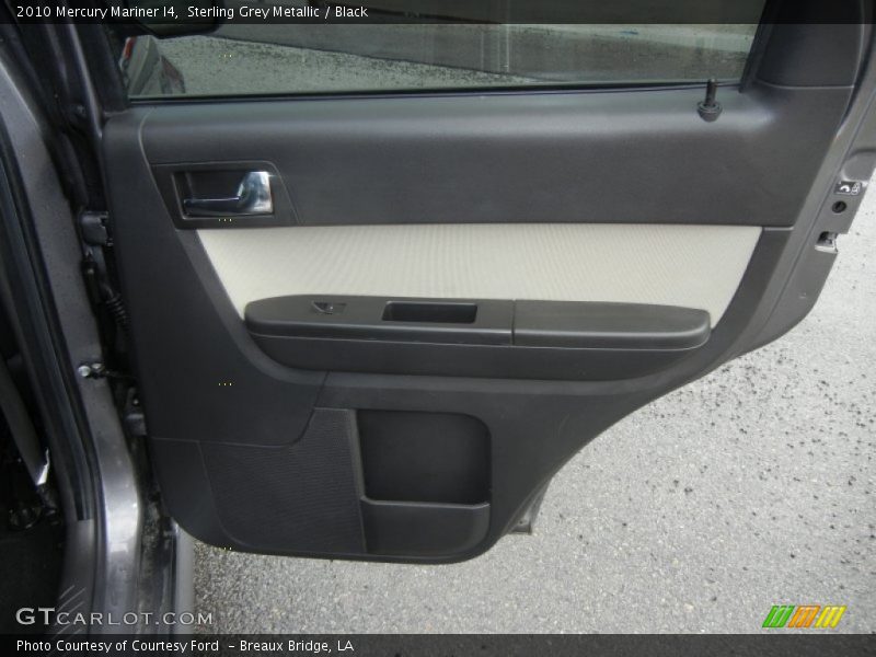 Sterling Grey Metallic / Black 2010 Mercury Mariner I4