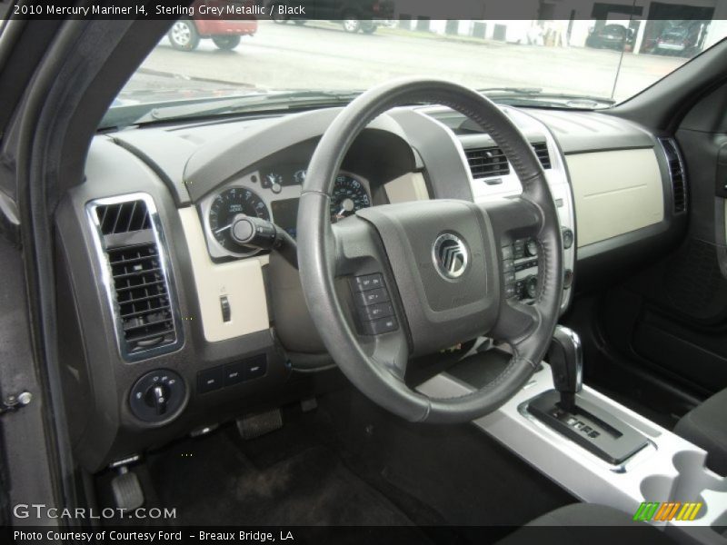 Sterling Grey Metallic / Black 2010 Mercury Mariner I4