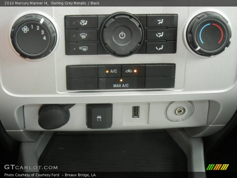 Sterling Grey Metallic / Black 2010 Mercury Mariner I4