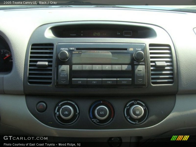 Black / Gray 2005 Toyota Camry LE