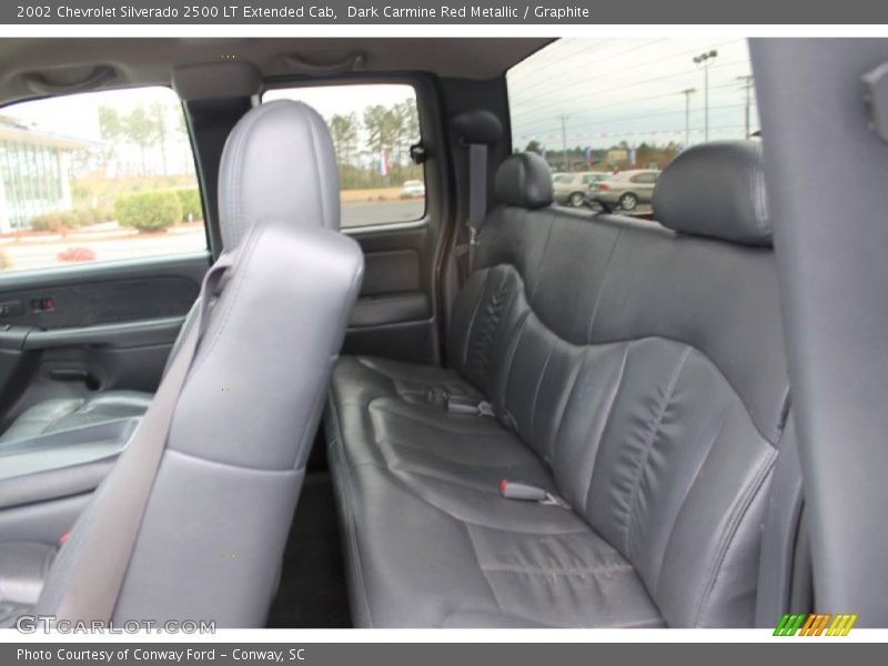 Dark Carmine Red Metallic / Graphite 2002 Chevrolet Silverado 2500 LT Extended Cab