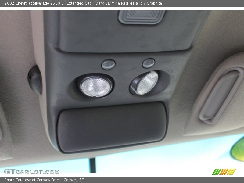 Dark Carmine Red Metallic / Graphite 2002 Chevrolet Silverado 2500 LT Extended Cab