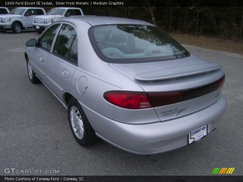 Silver Frost Metallic / Medium Graphite 1999 Ford Escort SE Sedan