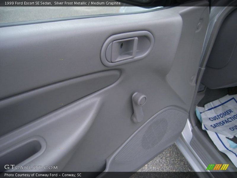 Silver Frost Metallic / Medium Graphite 1999 Ford Escort SE Sedan
