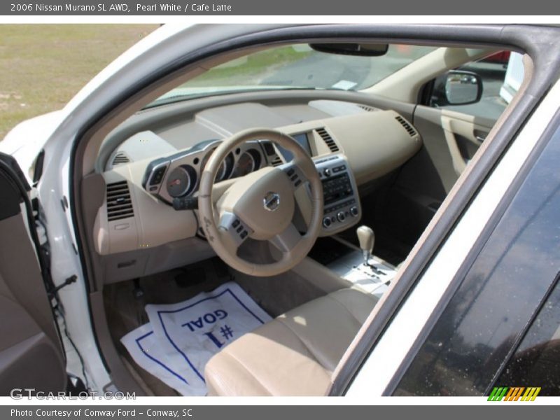 Pearl White / Cafe Latte 2006 Nissan Murano SL AWD