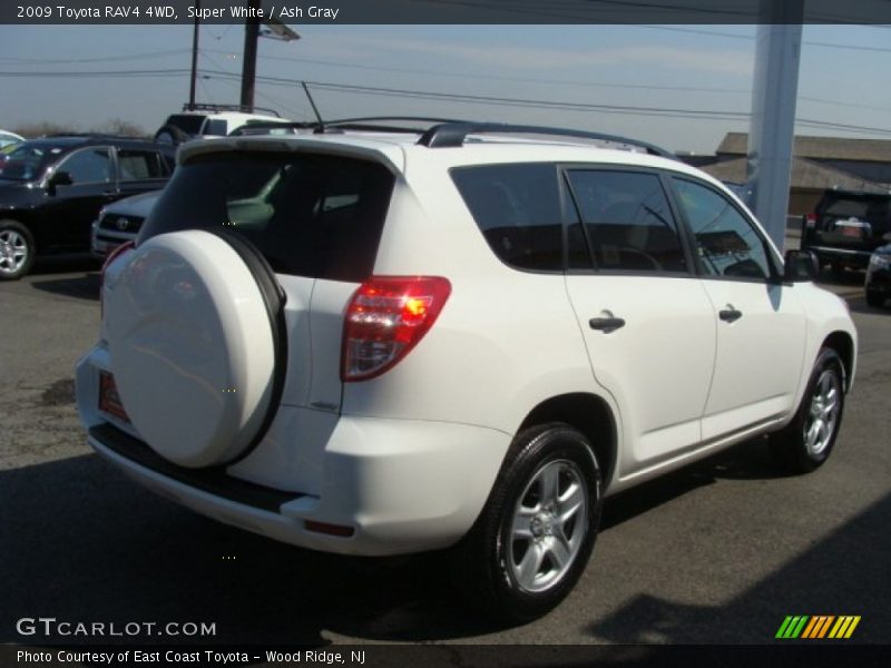 Super White / Ash Gray 2009 Toyota RAV4 4WD