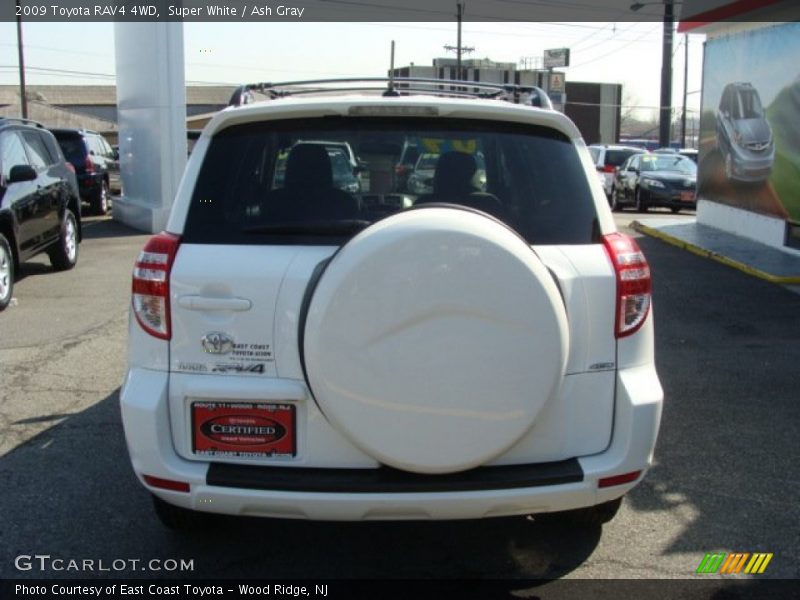 Super White / Ash Gray 2009 Toyota RAV4 4WD