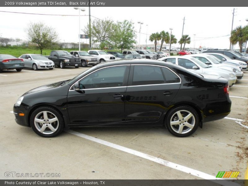 Black Uni / Art Grey 2009 Volkswagen Jetta TDI Sedan