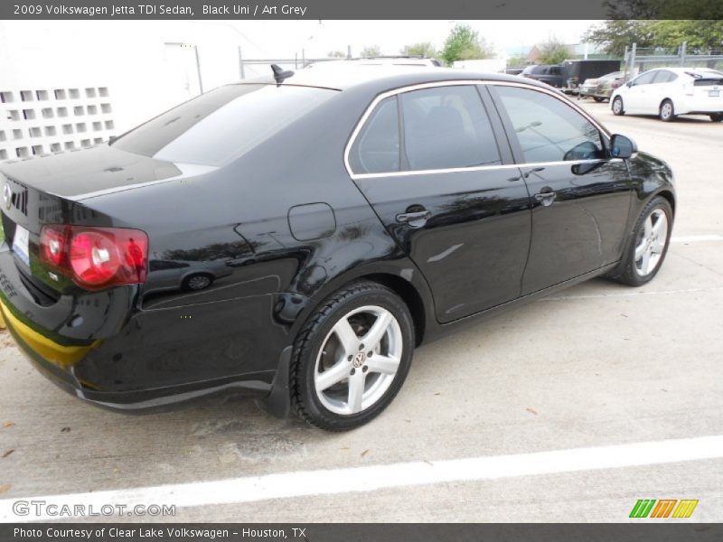 Black Uni / Art Grey 2009 Volkswagen Jetta TDI Sedan