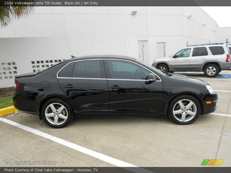 Black Uni / Art Grey 2009 Volkswagen Jetta TDI Sedan