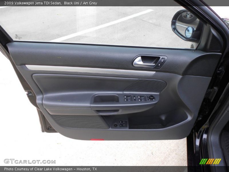 Black Uni / Art Grey 2009 Volkswagen Jetta TDI Sedan