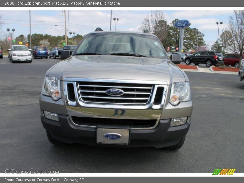Vapor Silver Metallic / Stone 2008 Ford Explorer Sport Trac XLT