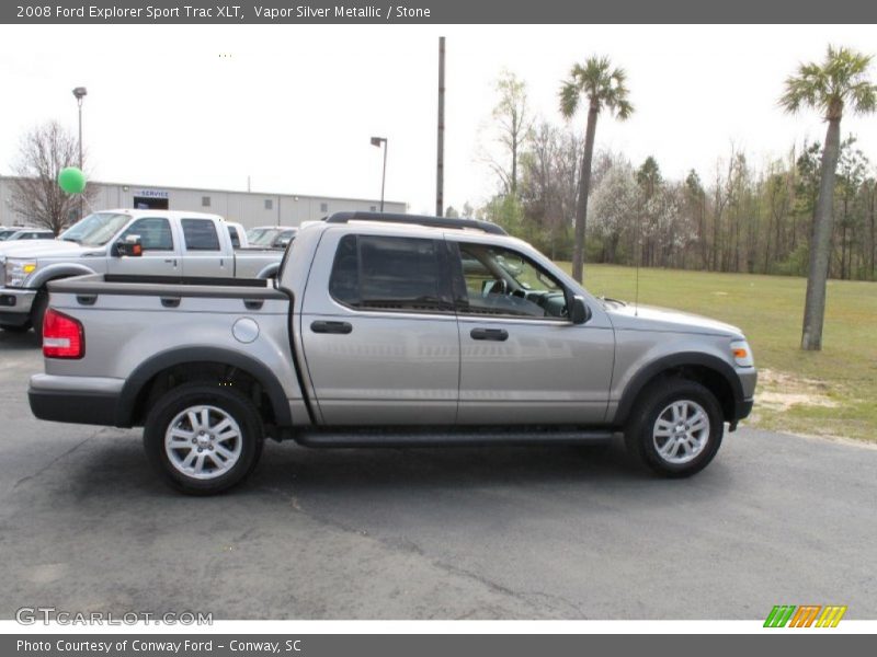 Vapor Silver Metallic / Stone 2008 Ford Explorer Sport Trac XLT
