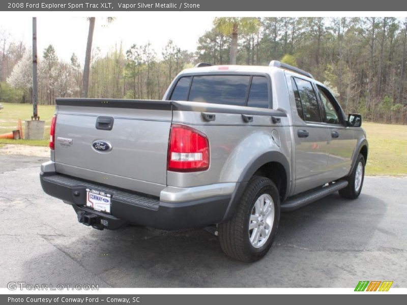 Vapor Silver Metallic / Stone 2008 Ford Explorer Sport Trac XLT