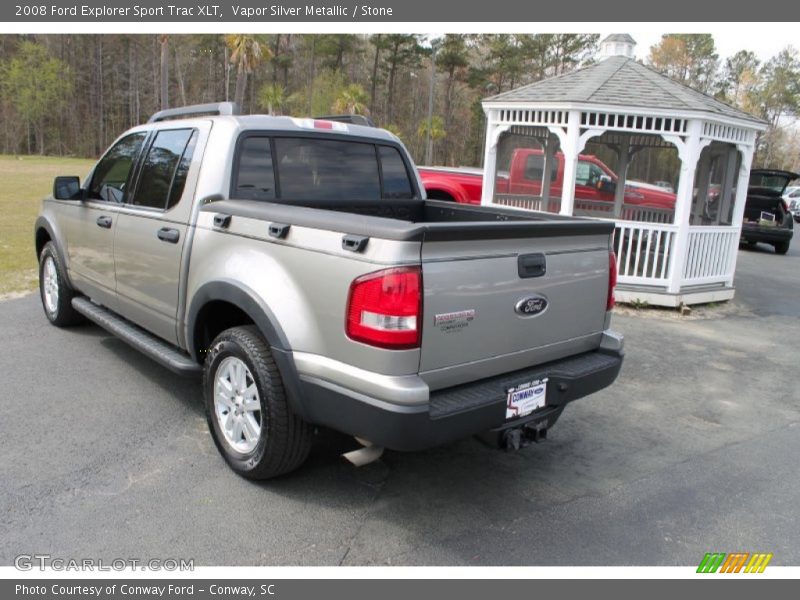 Vapor Silver Metallic / Stone 2008 Ford Explorer Sport Trac XLT