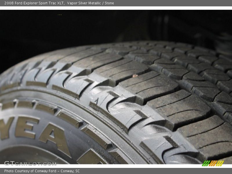 Vapor Silver Metallic / Stone 2008 Ford Explorer Sport Trac XLT