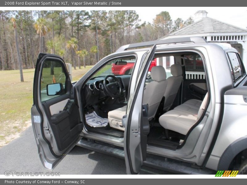 Vapor Silver Metallic / Stone 2008 Ford Explorer Sport Trac XLT