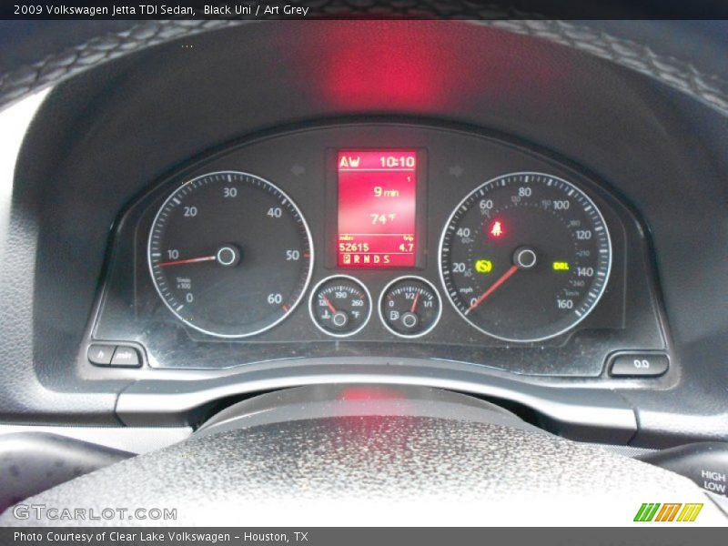 Black Uni / Art Grey 2009 Volkswagen Jetta TDI Sedan