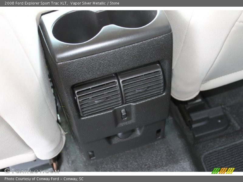 Vapor Silver Metallic / Stone 2008 Ford Explorer Sport Trac XLT