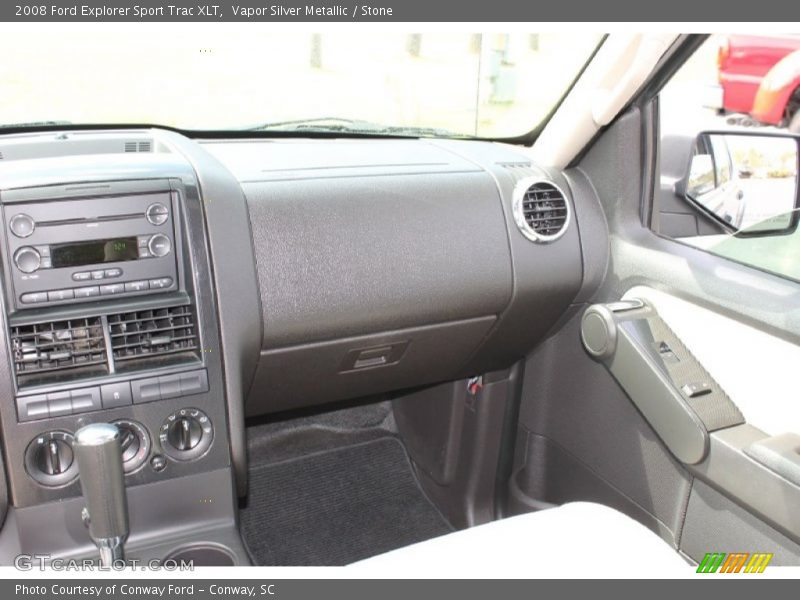 Vapor Silver Metallic / Stone 2008 Ford Explorer Sport Trac XLT