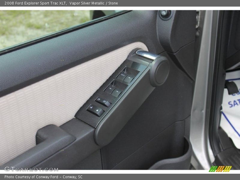 Vapor Silver Metallic / Stone 2008 Ford Explorer Sport Trac XLT