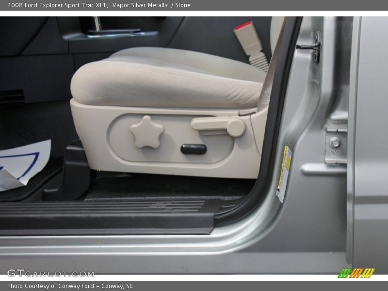 Vapor Silver Metallic / Stone 2008 Ford Explorer Sport Trac XLT