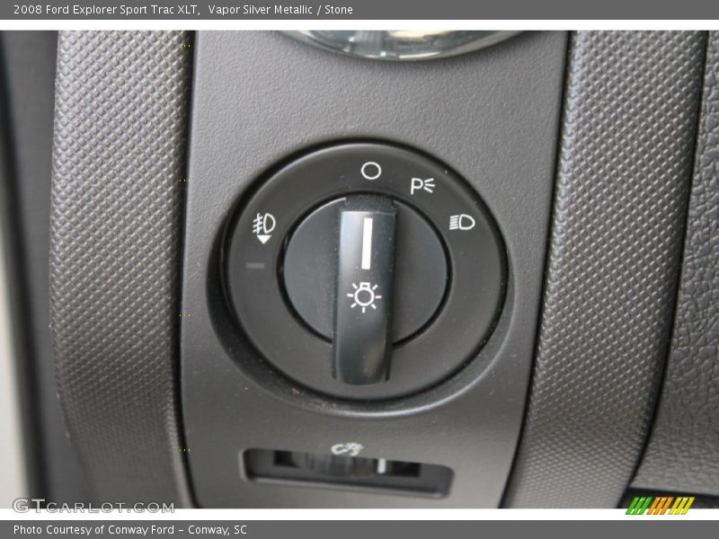 Vapor Silver Metallic / Stone 2008 Ford Explorer Sport Trac XLT