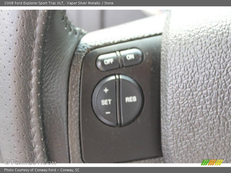 Vapor Silver Metallic / Stone 2008 Ford Explorer Sport Trac XLT