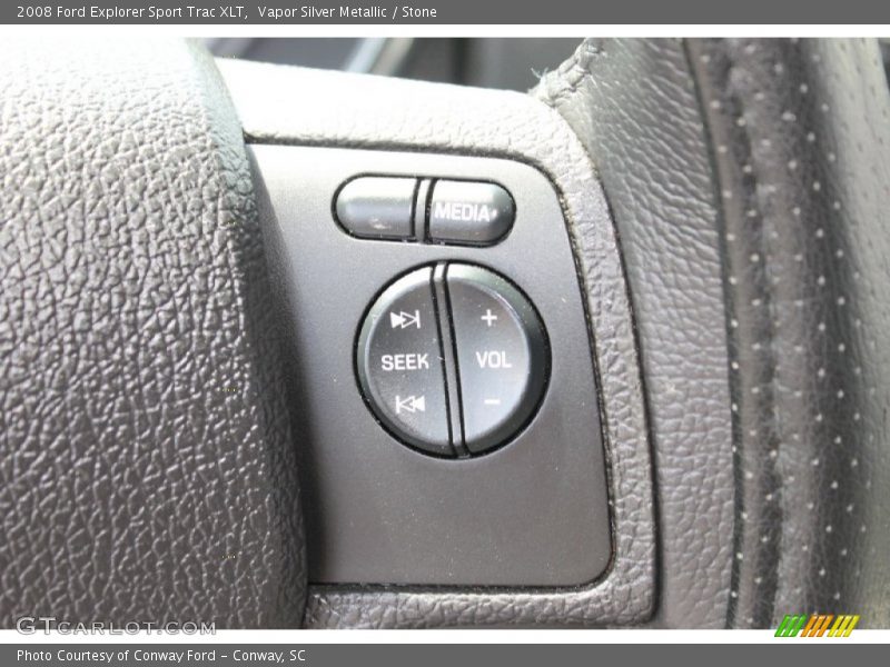 Vapor Silver Metallic / Stone 2008 Ford Explorer Sport Trac XLT