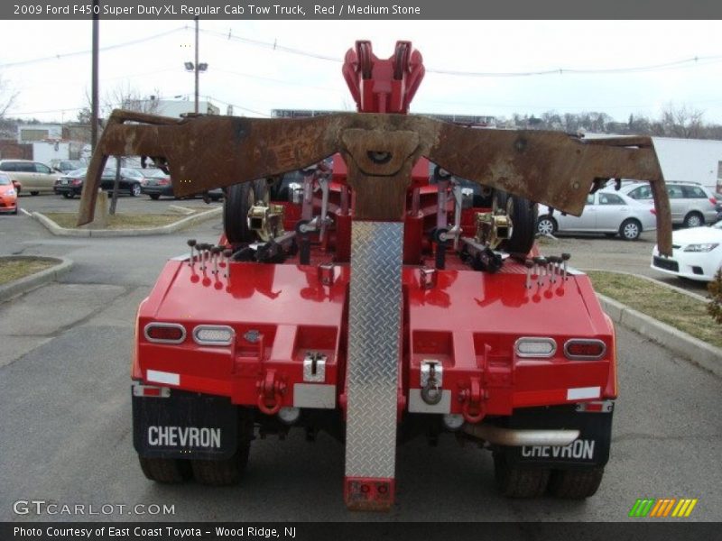 Red / Medium Stone 2009 Ford F450 Super Duty XL Regular Cab Tow Truck