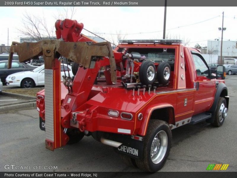  2009 F450 Super Duty XL Regular Cab Tow Truck Red
