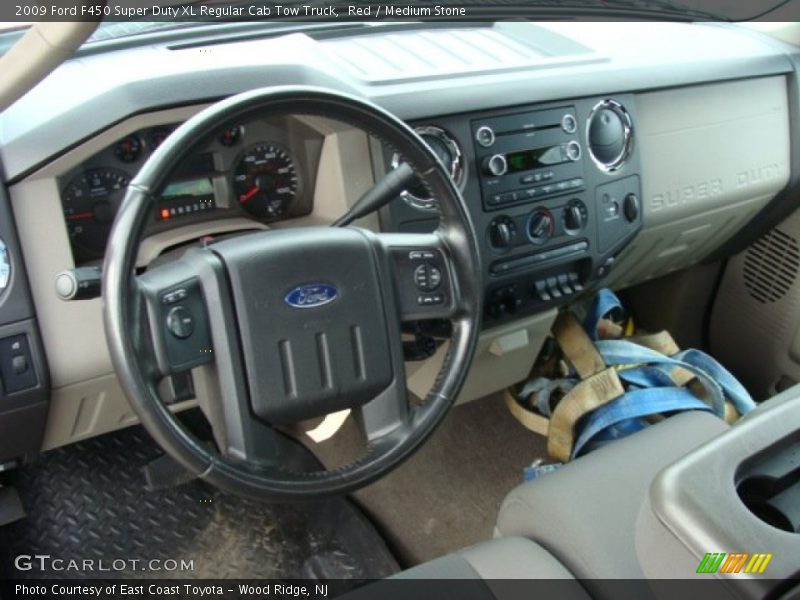 Dashboard of 2009 F450 Super Duty XL Regular Cab Tow Truck